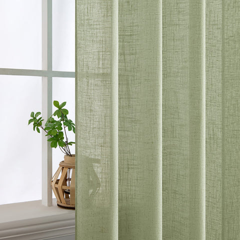 MIULEE curtains beside door for size comparison and proper fit guidance