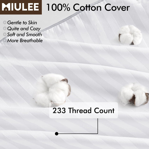 MIULEE size comparison with ruler showing accurate 20x20 inch dimensions