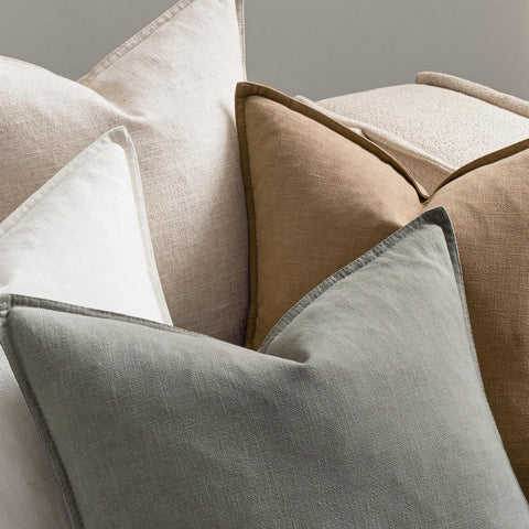 MIULEE pillow beside ruler showing true 20x20 inch size accuracy