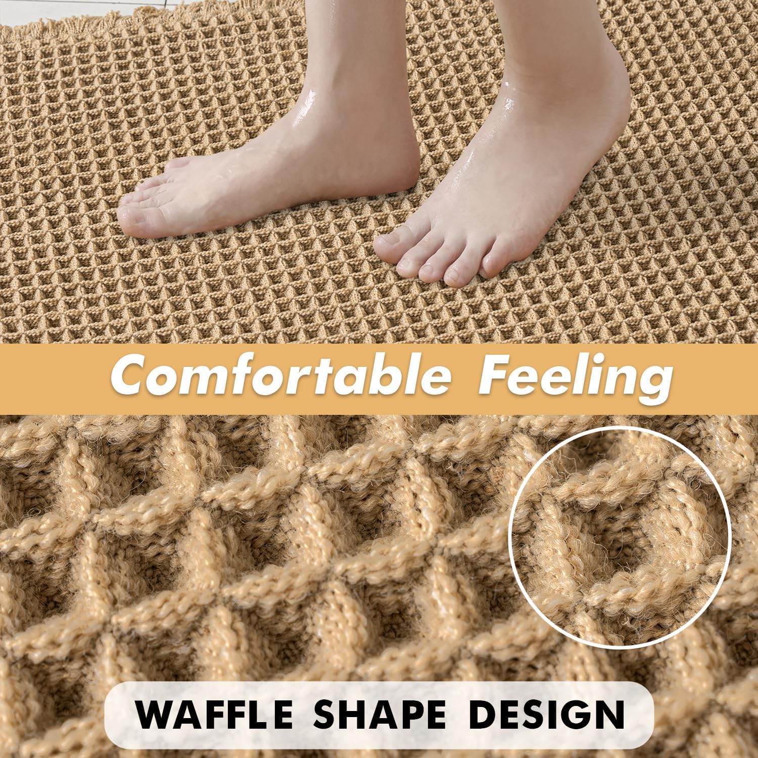 MIULEE tassel edge and weave detail demonstrating durable construction