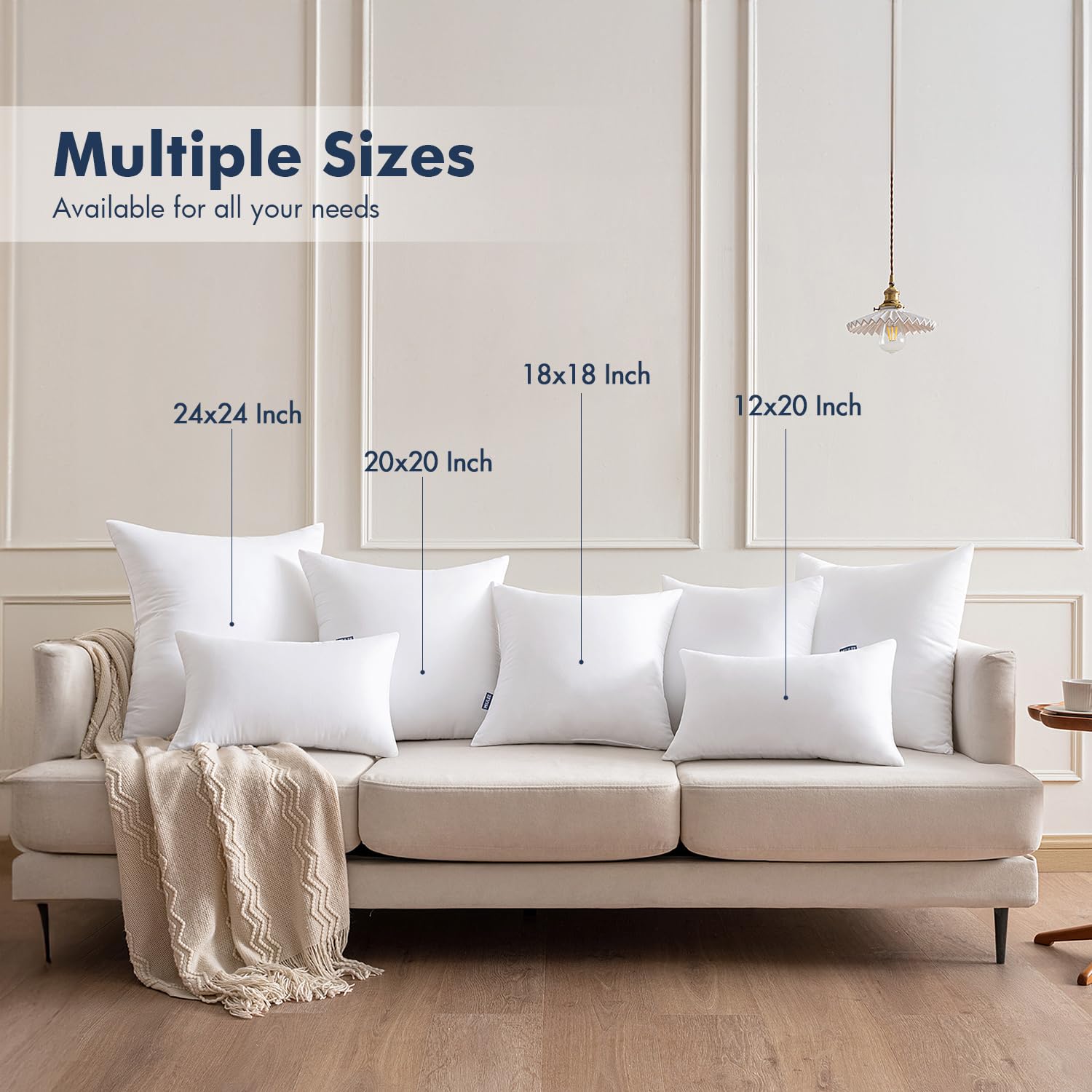 MIULEE pillow in dryer with balls restoring loft and freshness benefit