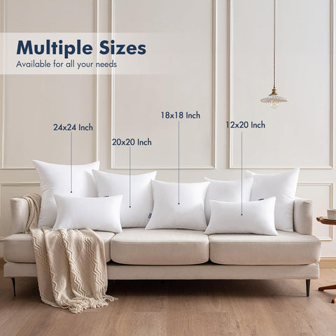MIULEE pillow in dryer with balls restoring loft and freshness benefit