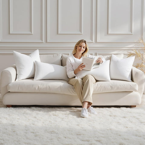MIULEE pillow vacuum-packed for shipping, compact for efficient delivery