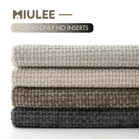 MIULEE on a window seat lifestyle shot showing layered comfort and serene ambiance benefit