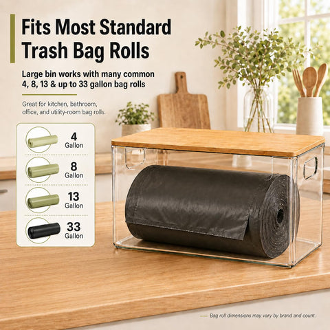 MIXISAV stacked bins on a pantry shelf saving counter and shelf space