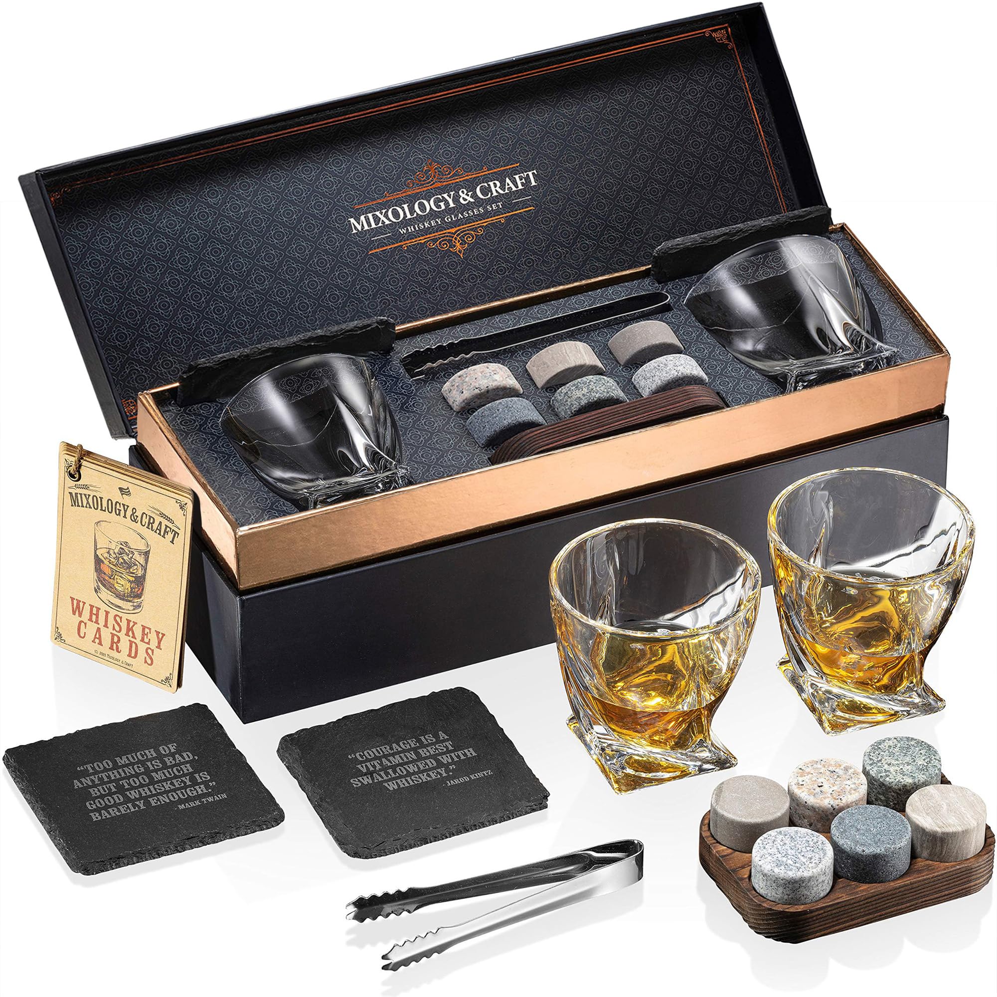Mixology & Craft box packaging showing complete gift set and polished presentation