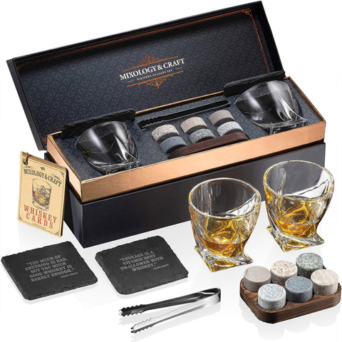 Mixology & Craft box packaging showing complete gift set and polished presentation