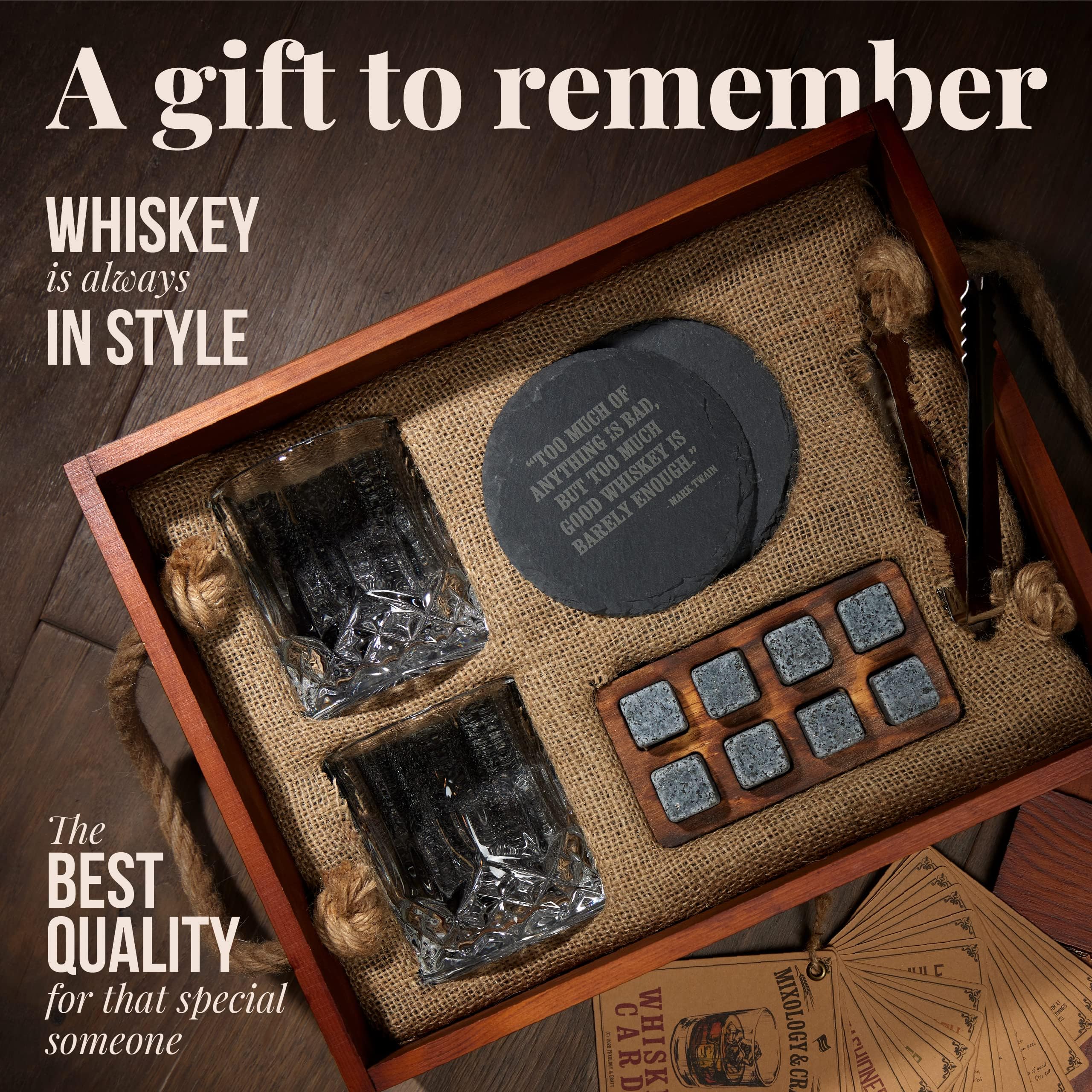 Mixology & Craft set styled on a bar cart demonstrating elegant home bar presentation