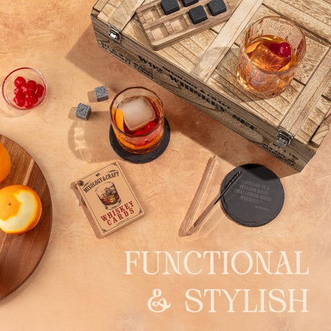 Mixology & Craft lead-free crystal glasses enhancing presentation and sip experience