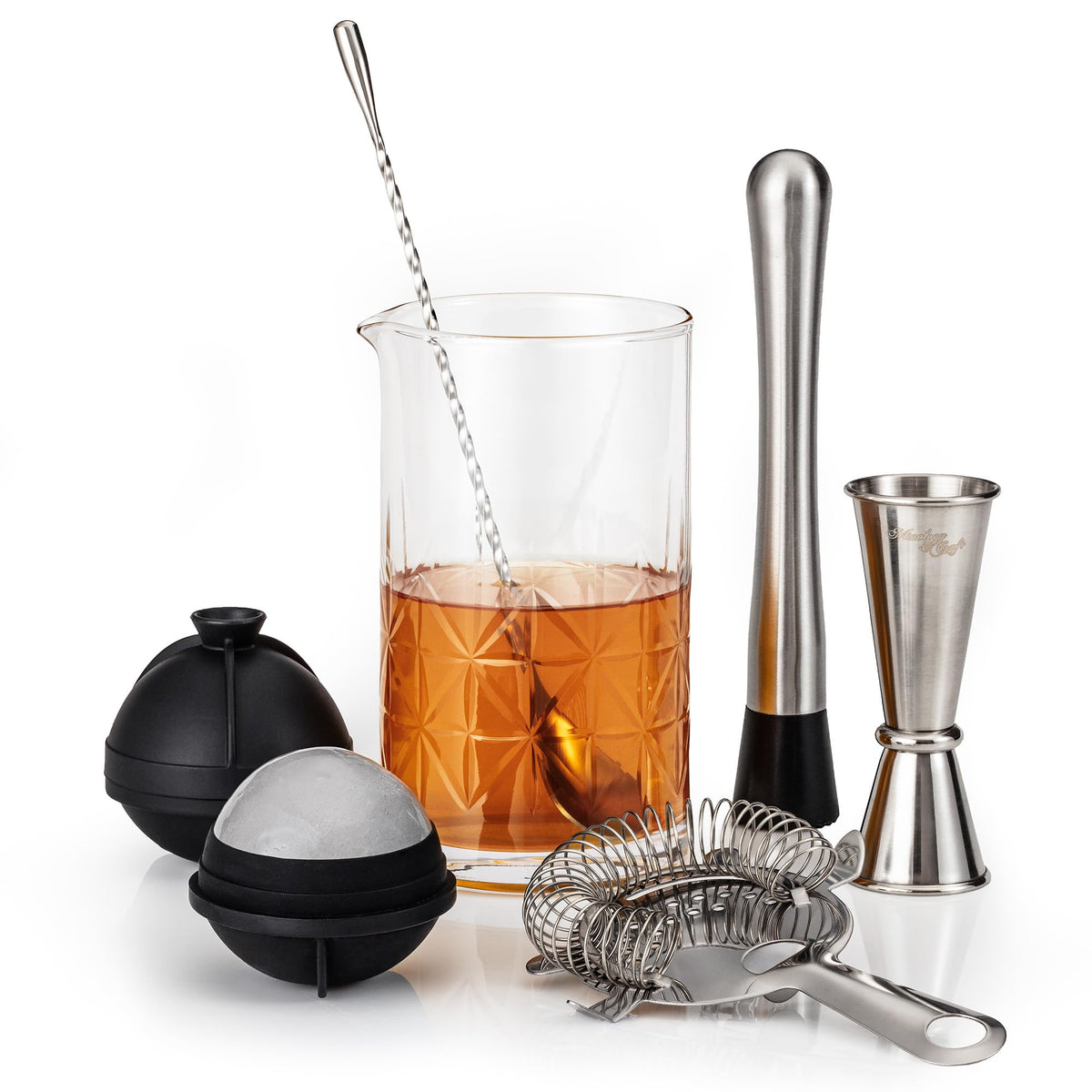Mixology & Craft front packaging showcasing premium bartender kit and recipe cards