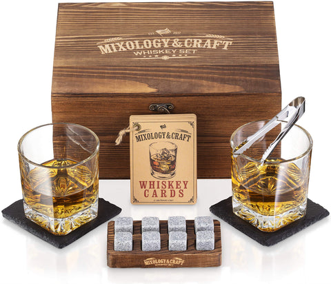 Mixology & Craft box front packaging showing complete gift set and presentation benefit