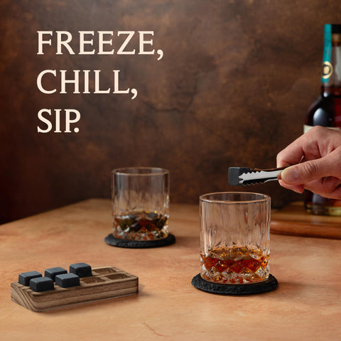 Mixology & Craft recipe cards beside glass encouraging new whiskey serves