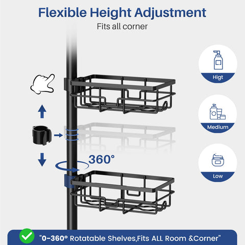 Mixoo top shelf and locking mechanism close-up showing secure hold benefit
