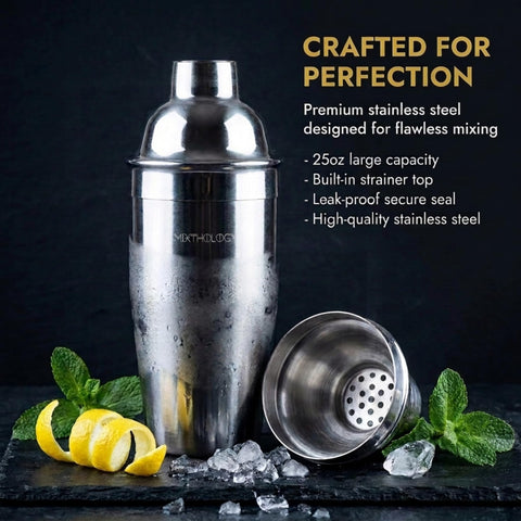 Mixthology ice tongs and mixing spoon for neat, efficient service