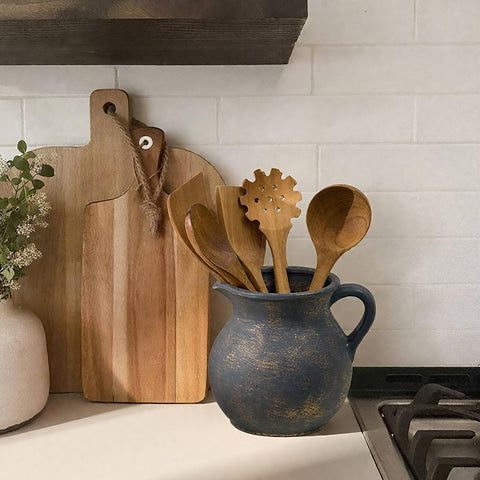 MIYUKI styled on kitchen countertop with utensils showing decor impact and functional storage