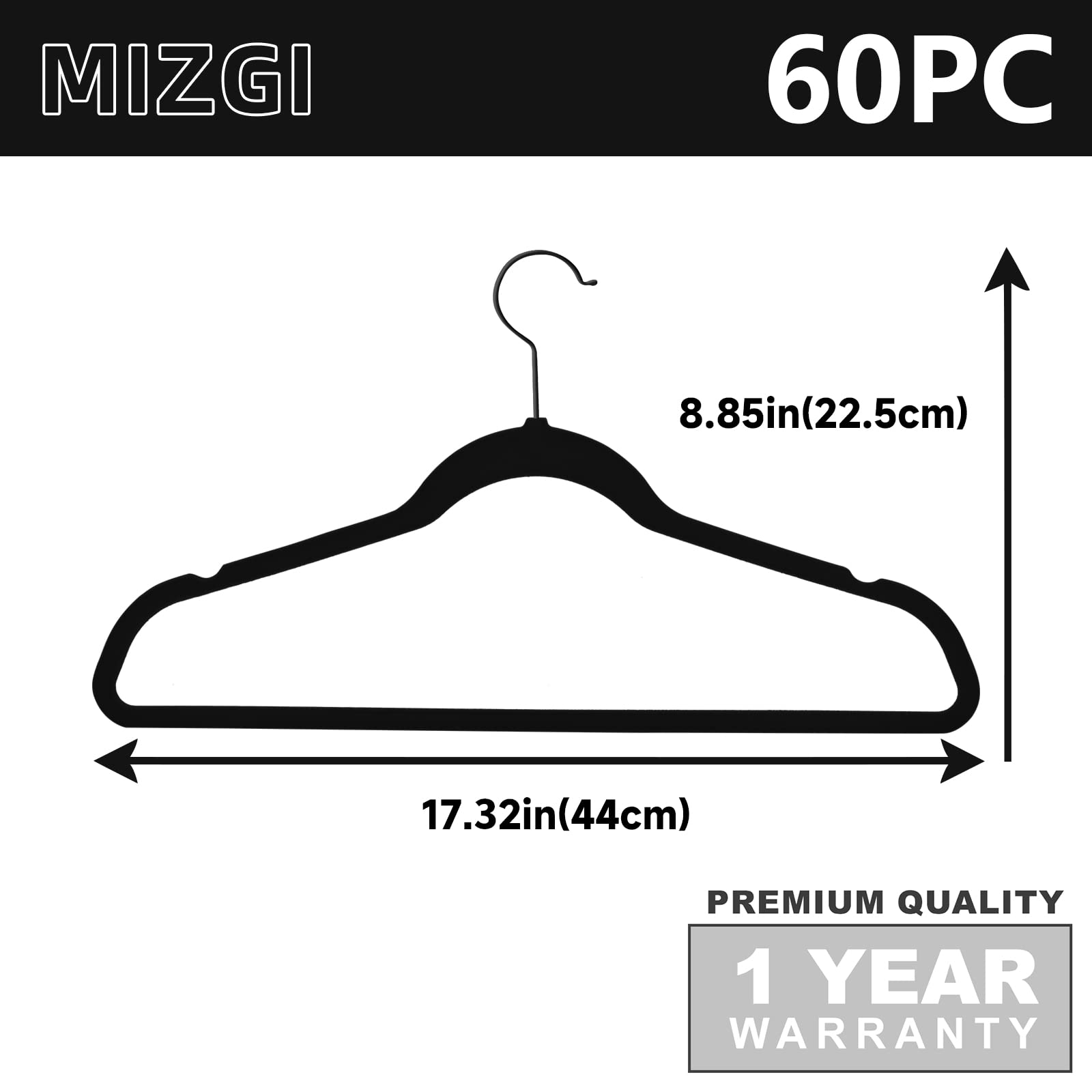 MIZGI shoulder notch close-up securing straps and preventing slippage