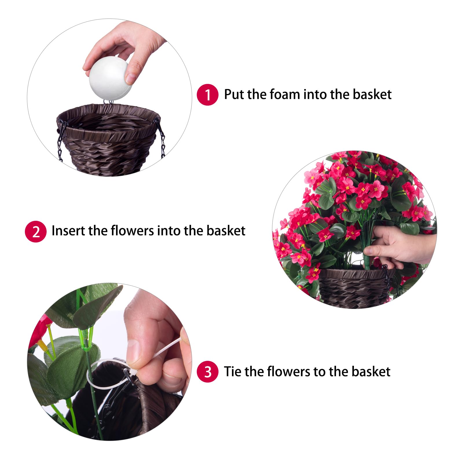 MJFloria detailed shot of hand-woven basket highlighting craftsmanship and weather resistance