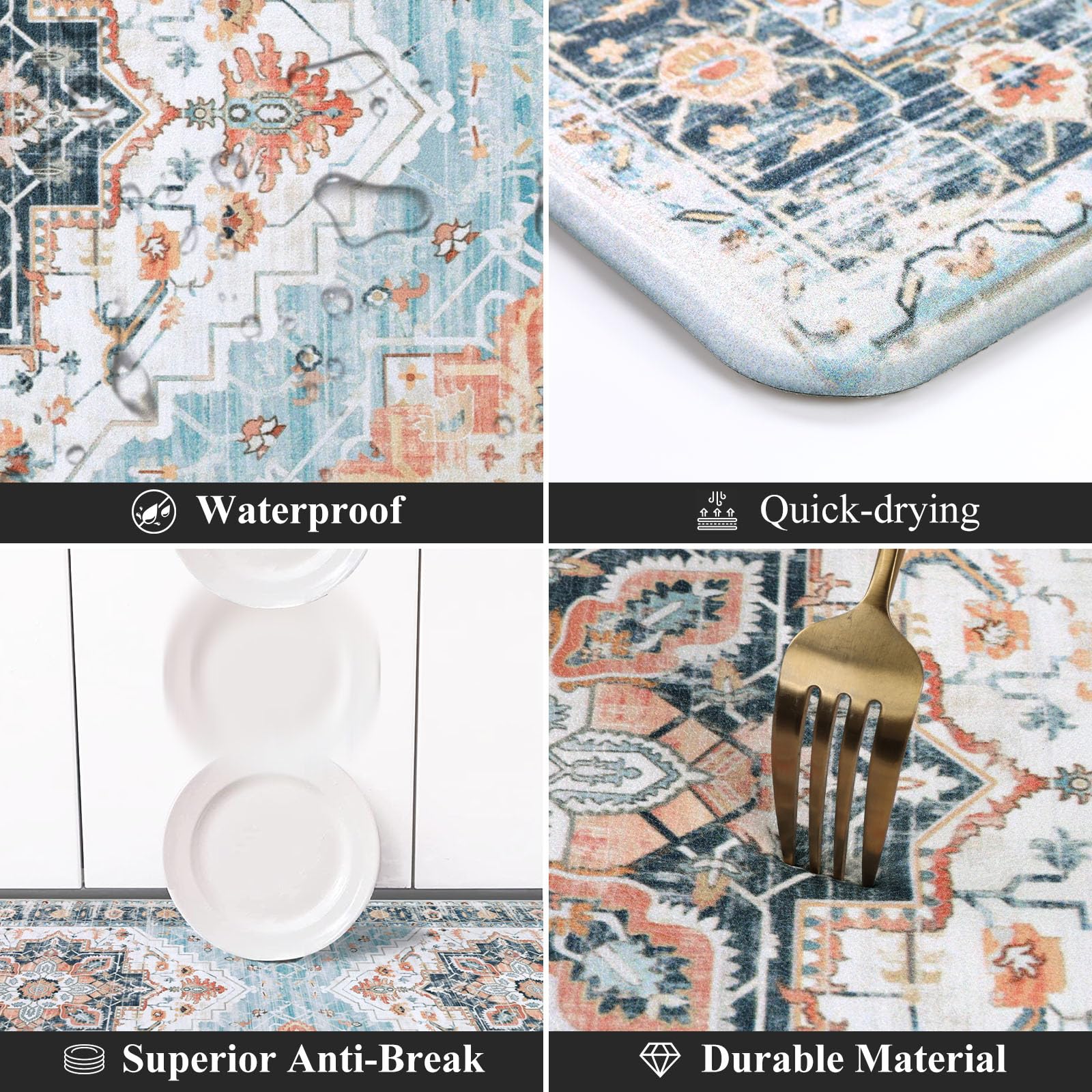 MJIAHOMDEC mat under sink use improving standing comfort