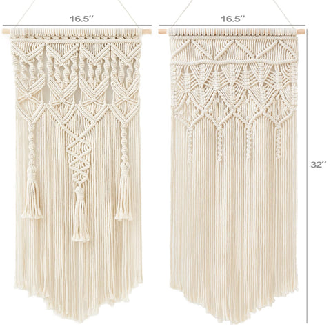 Mkono fringe and wood dowel detail highlighting artisanal finish and natural look