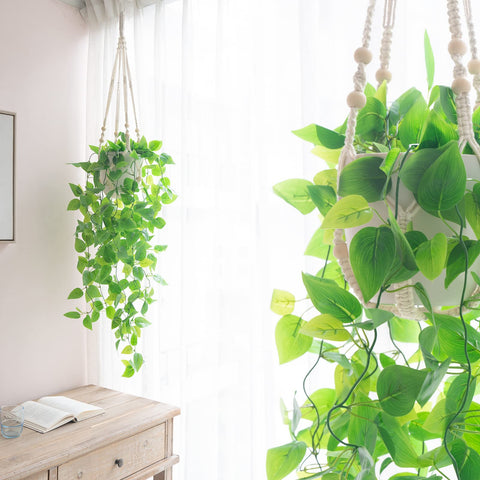 Mkono leaf close-up highlighting textured plastic leaves for realistic appearance