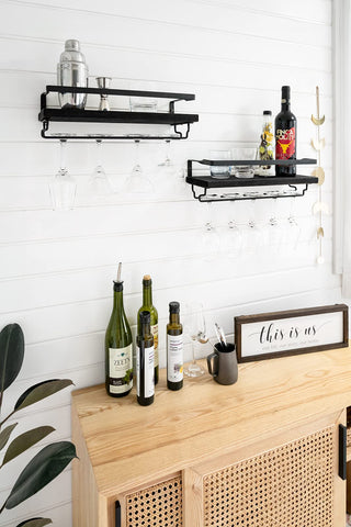 mkono shelf scale comparison showing compact size for small spaces benefit