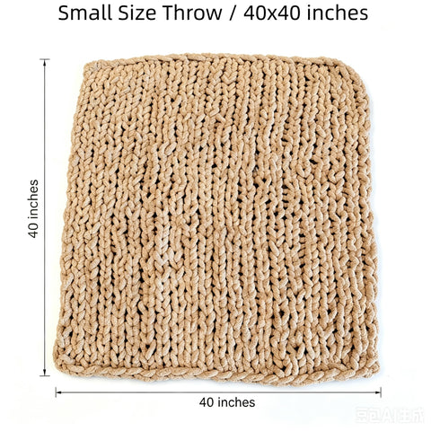 MocaDng close-up of chenille knit texture highlighting soft plush feel and durability