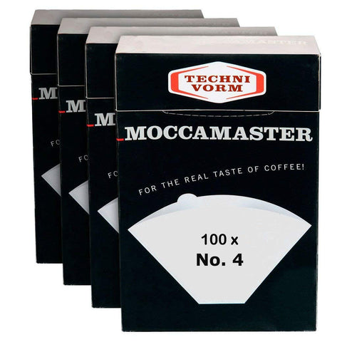 Moccamaster front packaging showing filter box and clear fit benefit