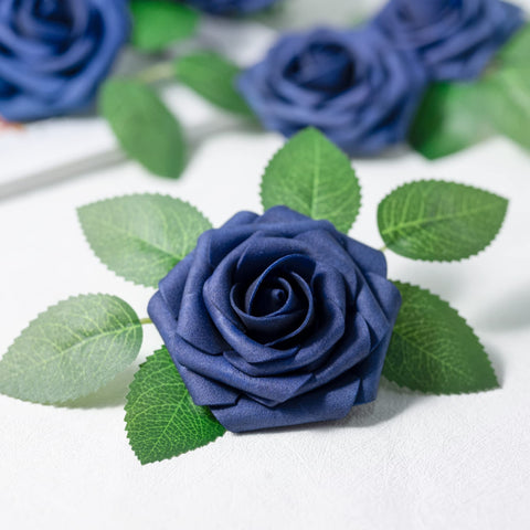 Mocoosy close-up of foam rose head highlighting velvety texture and realistic petals