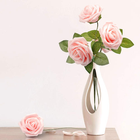 Mocoosy bridal bouquet made with blush roses for long-lasting beauty