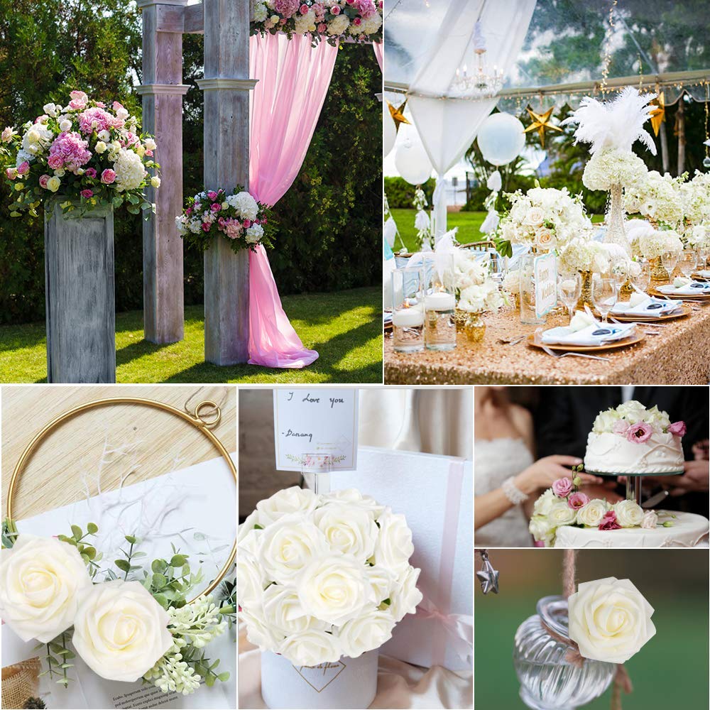 Mocoosy table centerpiece at a wedding showcasing durable long-lasting blooms