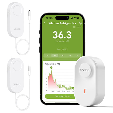 MOCREO hub front view showing compact design and connectivity benefit