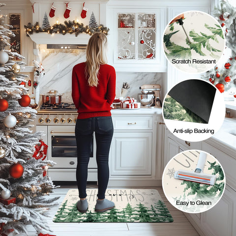 Mocsicka long mat used in hallway offering seasonal decor and coverage