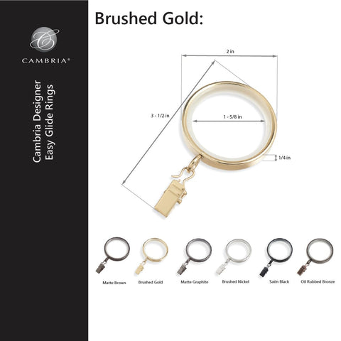 MODE Cambria clip-eyelet detail enabling quick installation and versatile hanging