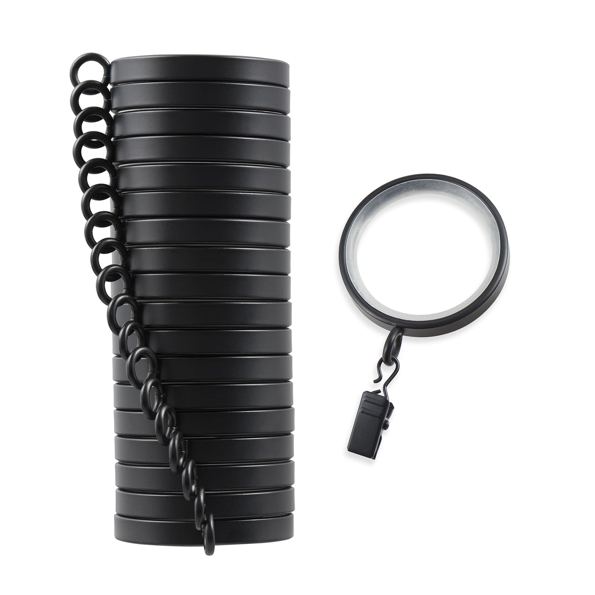 MODE Cambria front packaging showing 18 satin black rings and benefits