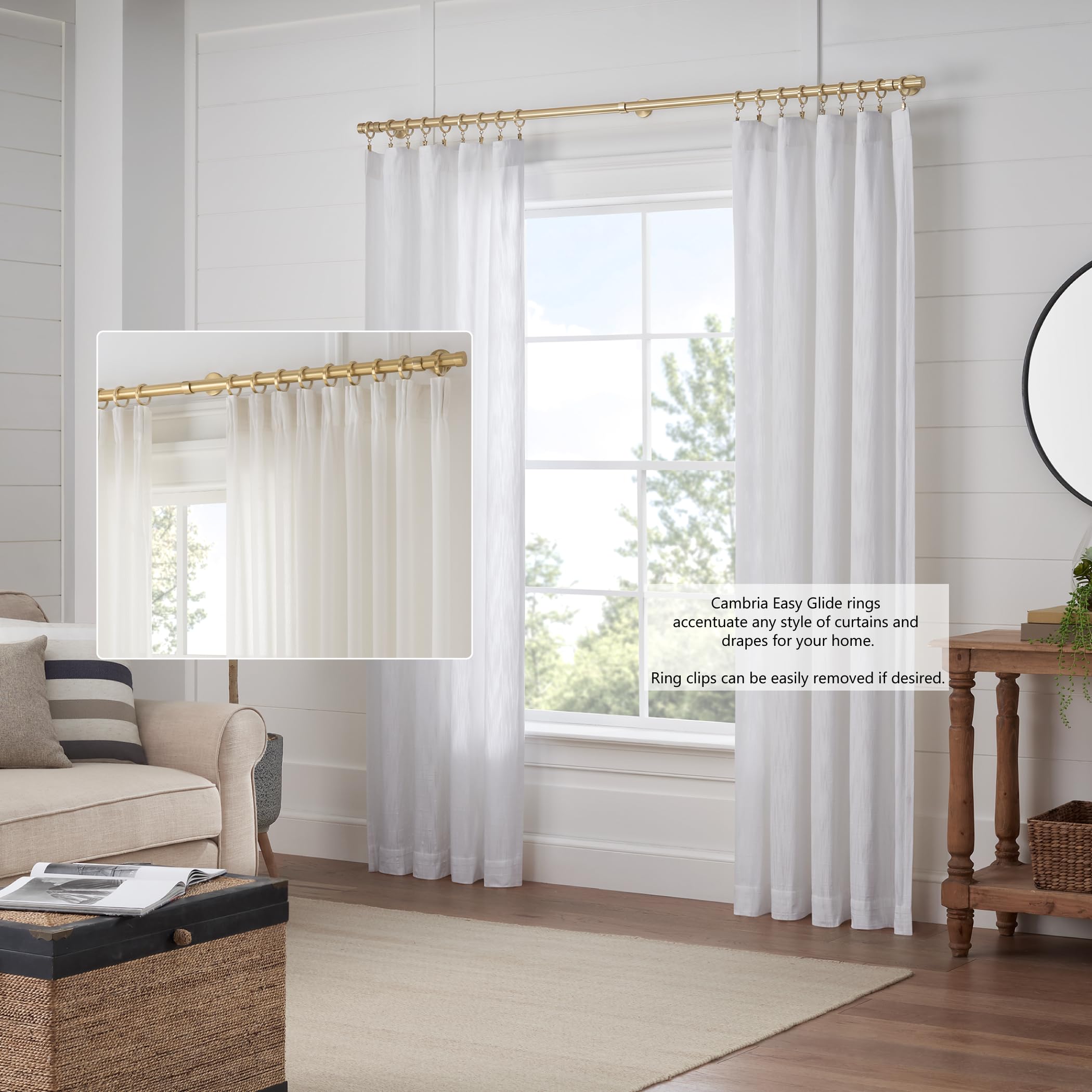 MODE Cambria rings beside ruler showing 1-5/8 inch inside diameter scale