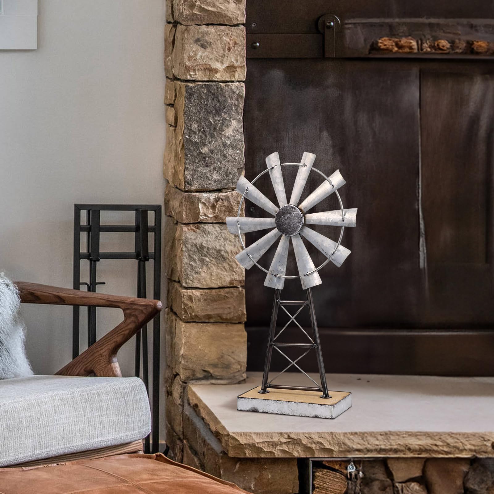 MODE HOME windmill on shelf with accessories illustrating layered styling benefit