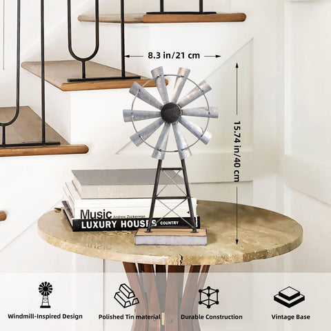MODE HOME side profile of windmill displaying silhouette and space-saving height