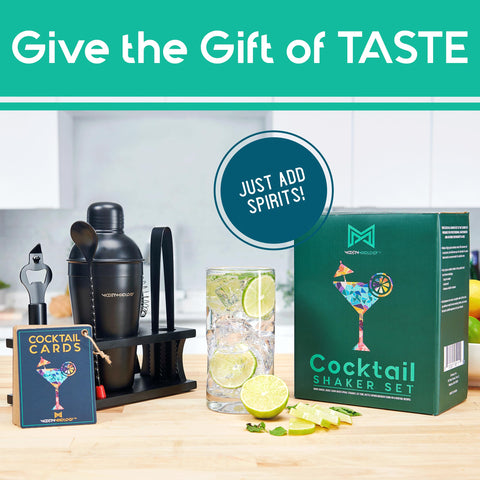 Modern Mixology overhead of kit contents laid out to show included pieces and complete value