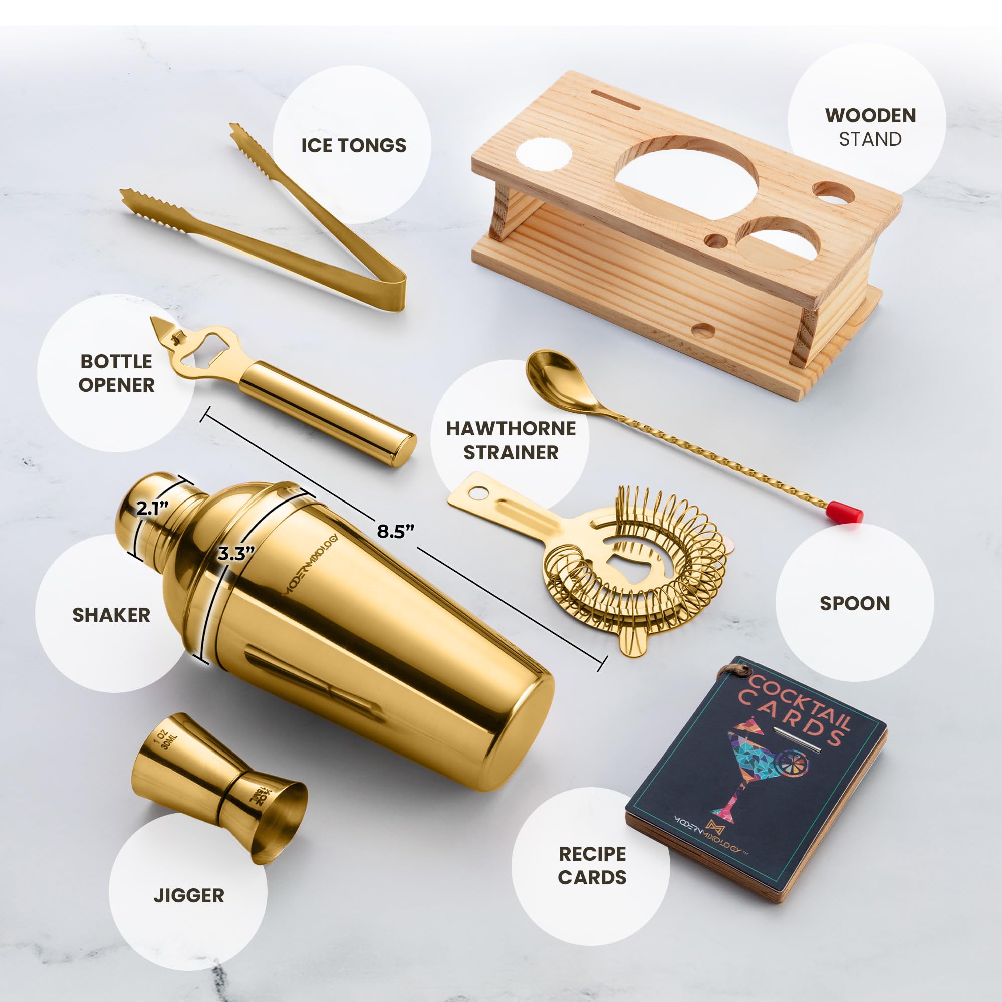 Modern Mixology shaker close-up highlighting stainless-steel texture and durable construction