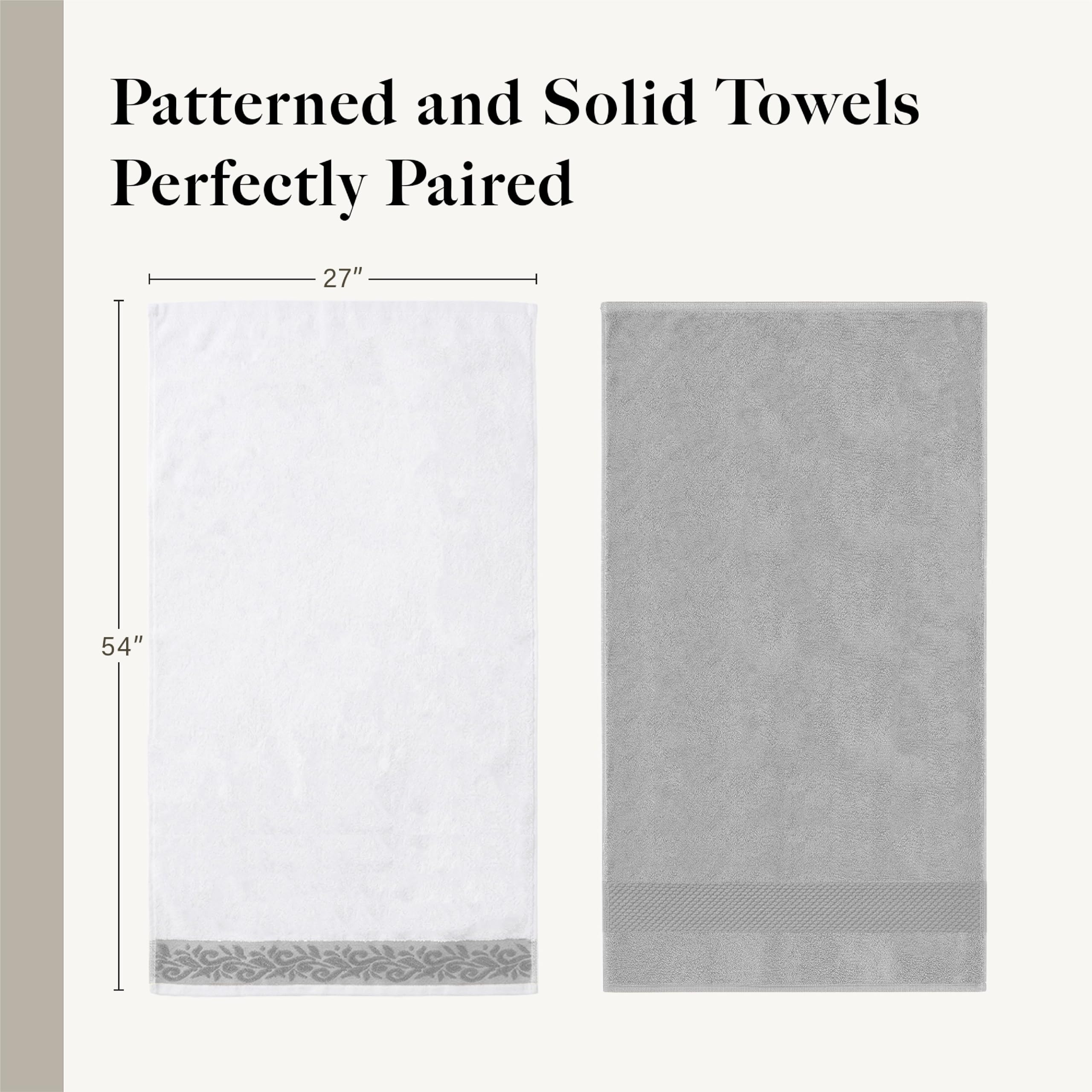 Modern Threads bath towel flat-lay showing plush cotton texture and absorbency