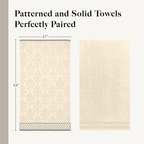 Modern Threads folded bath towel close-up showing plush cotton texture for soft comfort