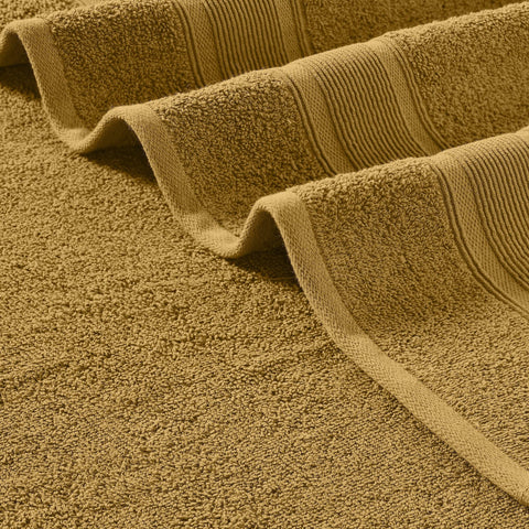 Modern Threads towels displayed in bathroom setting adding hotel-style warmth and decor appeal
