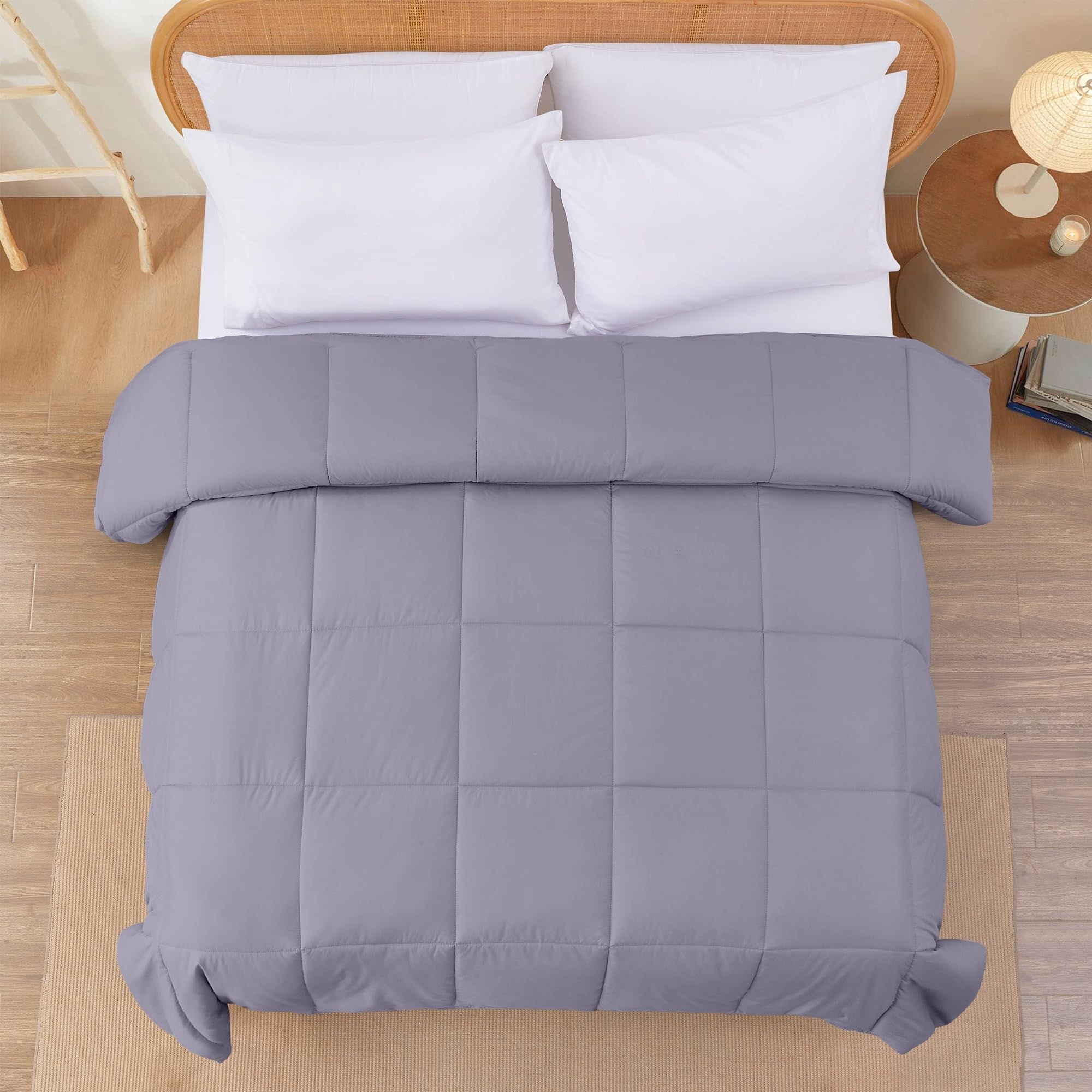 Modern Threads comforter styled on a twin bed for a modern bedroom