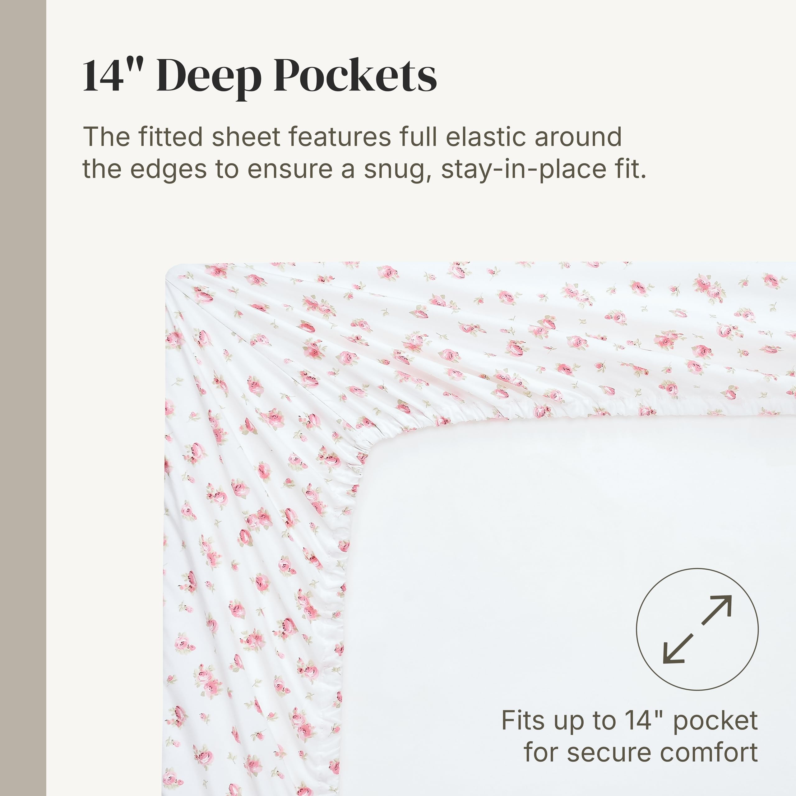 Modern Threads care label and measurement tag showing dimensions and easy-care benefits