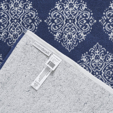Modern Threads towels styled in bathroom for coordinated decor benefit