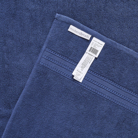 Modern Threads washcloth detail highlighting soft cotton feel and durability