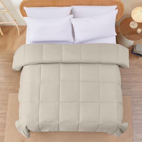 Modern Threads light blue reverse shown for fresh, bright bedroom benefit