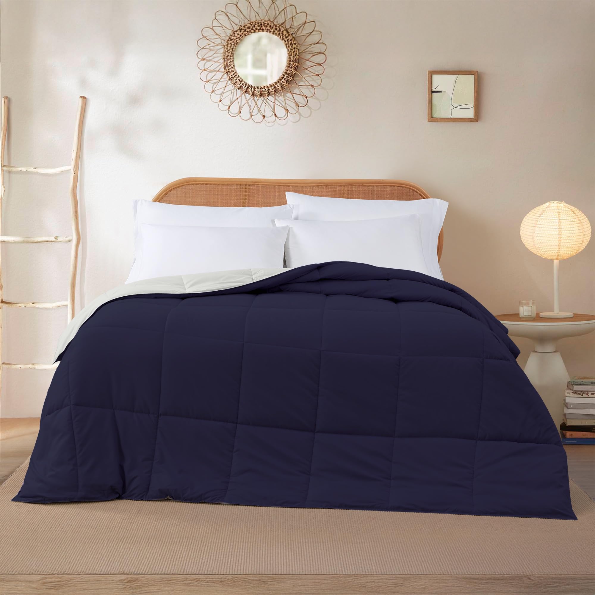Modern Threads reverse silver side displayed for versatile bedroom styling and contrast