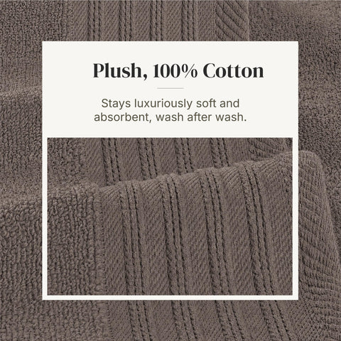 Modern Threads scale view comparing bath towel and hand towel for sizing clarity and planning