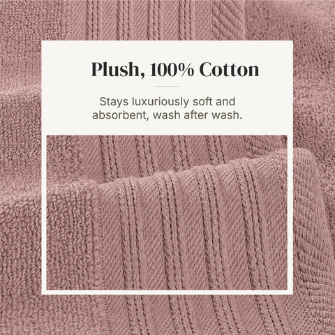 Modern Threads size comparison of bath towel, hand towel, washcloth showing scale